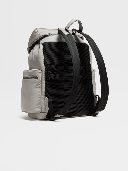 Grey Mélange PELLETESSUTA™ Leather Special Backpack SS23 25621878