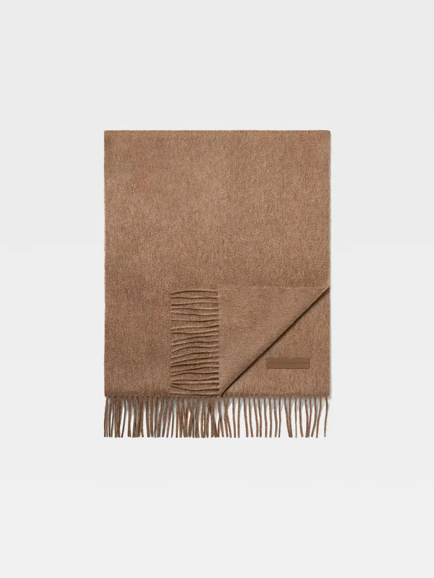 Brown Oasi Cashmere Scarf