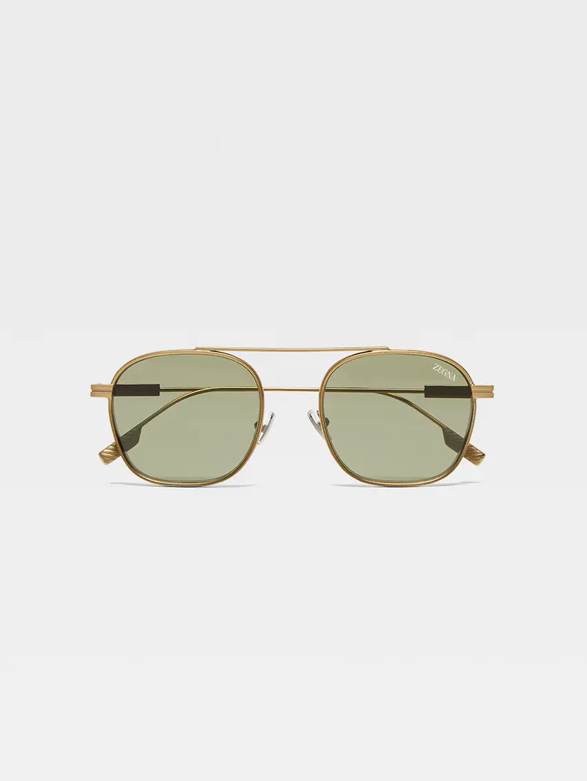 Gold Orizzonte I Metal Sunglasses