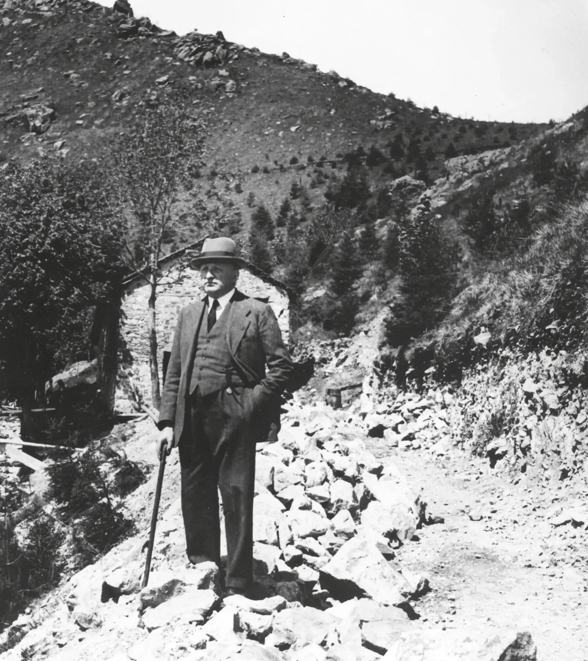 Vintage photo of Ermenegildo Zegna, Founder of the ZEGNA brand.